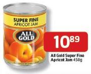 All Gold Super Fine Apricot Jam-450g Each