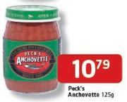 Peck's Anchovette-125gm