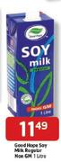 Good Hope Soy Milk Regular Non GM-1Ltr 