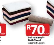 Pnp No Name Bath Towel Assorted Colour- Each
