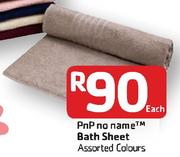 Pnp No Name Bath Sheet Assorted Colours- Each