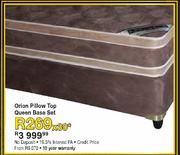 Orion Pillow Top Queen Base Set- Each