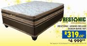 Restonic Grand Deluxe Queen Base Set- Each  