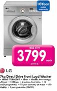 LG 7Kg Direct Drive Front Load Washer-Each