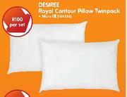 Desiree Royal Contour Pillow Twinpack-Per Set