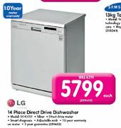 LG 14 Place Direct Drive Dishwasher-Each