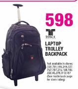 Tosca Laptop Trolley Backpack