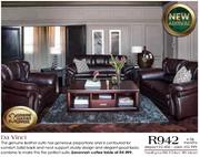Da Vinci Genuine Leather Lounge Suite