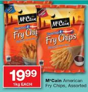 McCain American Fry Chips Assorted-1kg Each