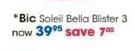 Bic Soleil Bella Blister-3 Each