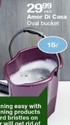 Amor Di Casa Oval Bucket-15L Each