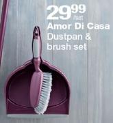 Amor Di Casa Dustpan & Brush Set