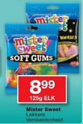 Mister Sweet Lekkers Verskeidenheid-125Gm Elk