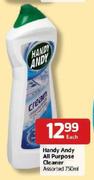 Handy Andy All Purpose Cleaner Assorted-750ml Each