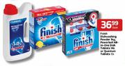 Finish Dishwashing Powder 1Kg,Powerball All-In-One Dish Tablets 14's or Quantum Tablets 10's-Each