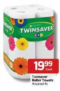 Twinsaver Roller Towels Assorted-4's Each
