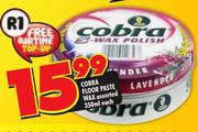 Cobra Floor Paste Wax-350Ml Each