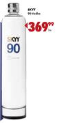 Skyy 90 Vodka-1 Litre