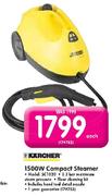 Karcher 1500W Compact Steamer(SC1020)-Each
