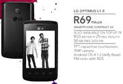LG Optimus L1 11-On Smartphone Contract 69