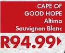 Cape Of Good Hope Altima Savignon Blanc-750ml