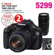 Canon EOS 1100D DSLR Twin Lens Kit