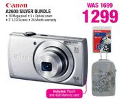 Canon A2600 Silver Bundle-Each