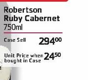 Robertson Ruby Cabernet -Per Case