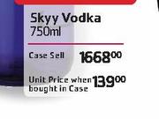 Skyy Vodka -Per Case