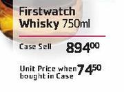 Firstwatch Whisky -Per Case