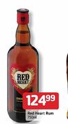 Red Heart Rum -750ml