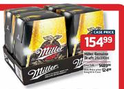 Miller Genuine Draft- 24x330ml