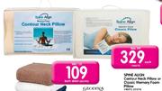 Spine Align Contour Neck Pillow Or Classic Memory Foam Pillow-Each