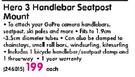 Gopro Hero 3 Handlebar Seatpost Mount