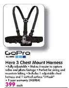 Gopro Hero 3 Chest Mount Harness