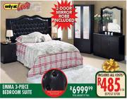 Emma 3 Piece Bedroom Suite