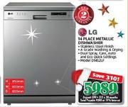 LG 14 Place Metallic Dishwasher D1452LF