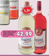 Saint Anna Natural Sweet White/Saint Claire Natural Sweet Rose Wine-1.5L Each