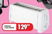Essentials 4-Slice Toaster