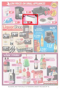 Shoprite Gauteng : Low Price Christmas Specials (9 Dec - 25 Dec 2013), page 8