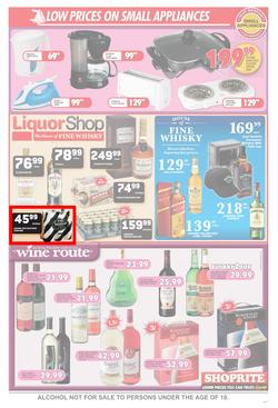 Shoprite Gauteng : Low Price Christmas Specials (9 Dec - 25 Dec 2013), page 8