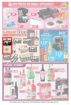 Shoprite Gauteng : Low Price Christmas Specials (9 Dec - 25 Dec 2013), page 8
