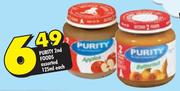 Purity 2nd Foods Assorted-125ml Each
