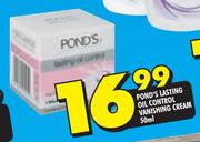 Pond's Lasting Oil Control Vanishing Cream-50ml 