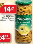 Hojiblanca Sliced Green Olives In Brine-335G