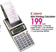 Canon Mini Printing Calculator