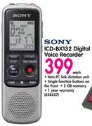 Sony ICD-BX132 Digital Voice Recorder
