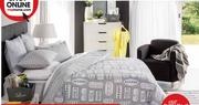 Single Printed Polycotton Duvet Cover Set K