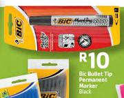 Bic Bullet Tip Permanent Marker Black