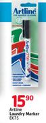 Artline Laundry Marker EK75